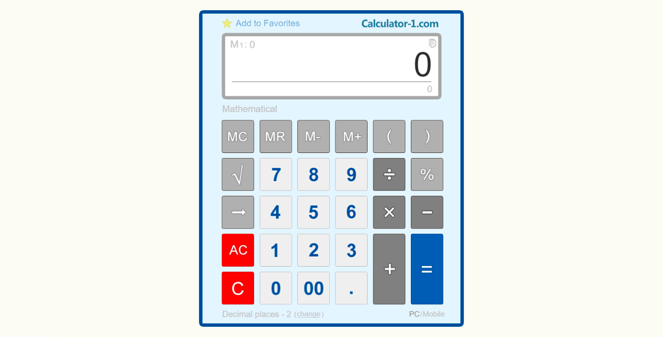 online calculator for large numbers