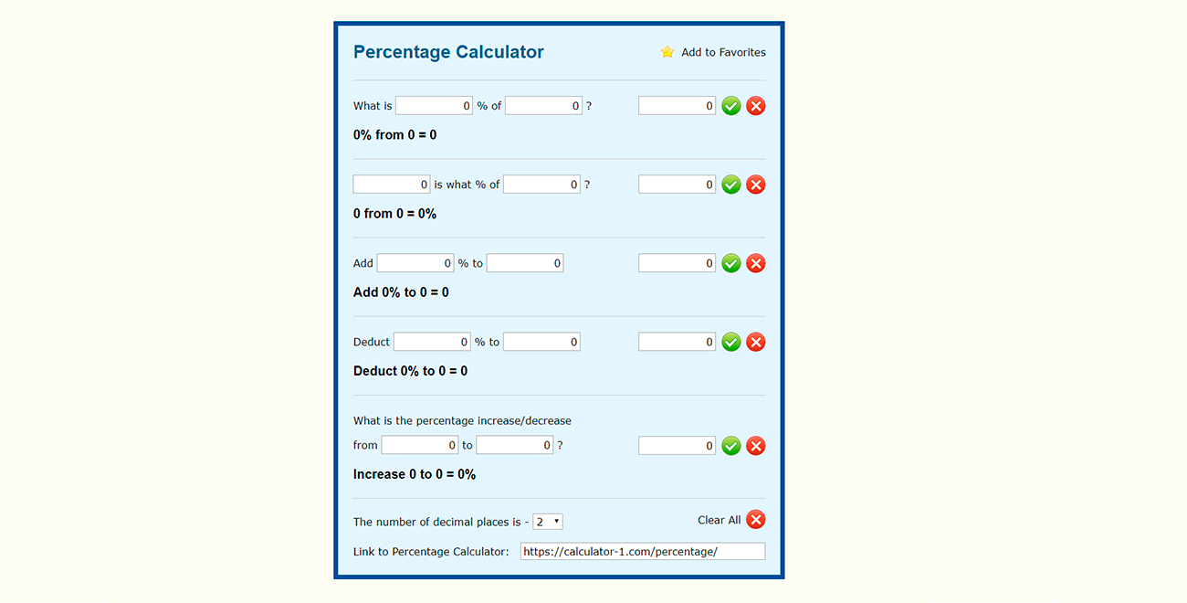 percentage-calculator