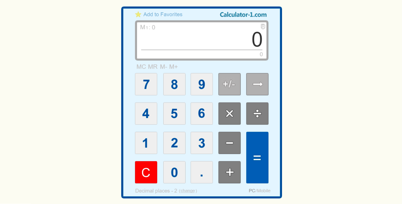 regional Dardos Perth Utilice Calculadora online simple en Calculator-1.com